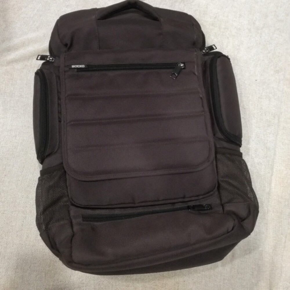 Brown Socko 17.3 Laptop Travel Backpack